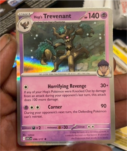 2022 Pokemon TCG Ascended Heroes #096 Hop's Trevenant — front
