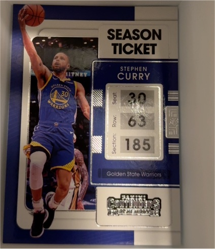 2021-22 Panini Contenders #10 Stephen Curry — front