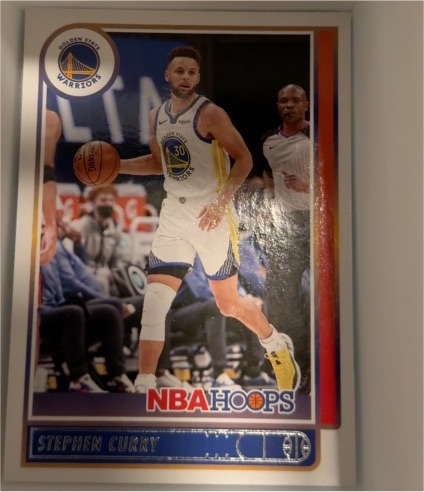 2021-22 Panini NBA Hoops #18 Stephen Curry — front