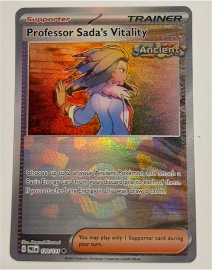 2025 Pokémon 120/131 Professor Sada's Vitality — front