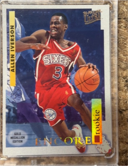 1996-97 Fleer Ultra #270 Allen Iverson Encore Rookie — front