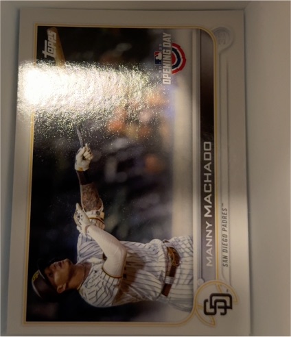2022 Topps Opening Day Manny Machado — front