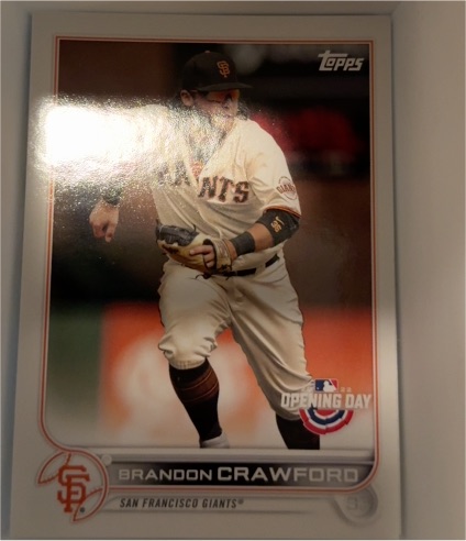 2022 Topps Opening Day #108 Brandon Crawford — front