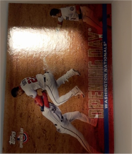 2022 Topps Opening Day #OD-15 Washington Nationals — front