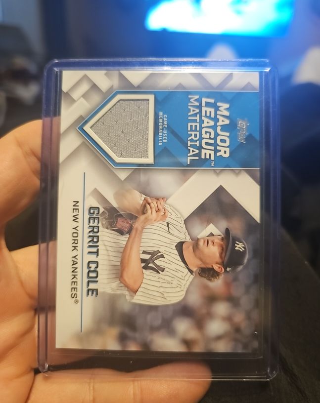 2022 Topps Major League Material #MLM-GC Gerrit Cole — front