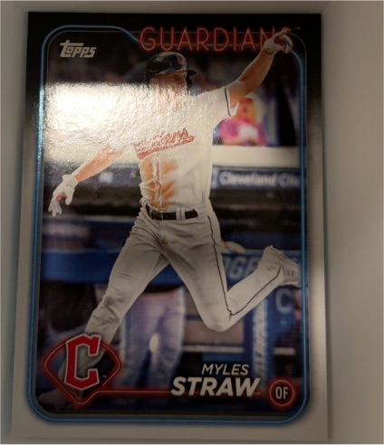 2024 Topps Series 2 #361 Myles Straw — front
