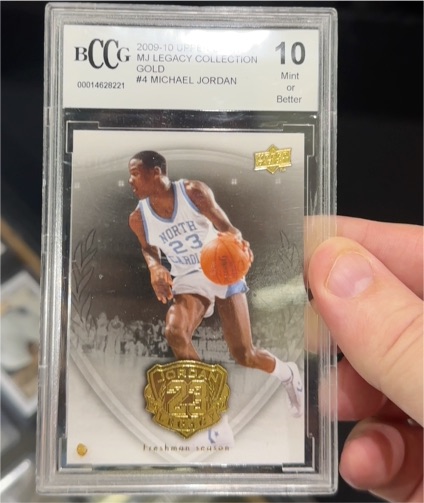 2009-10 Upper Deck MJ Legacy Collection Gold #4 Michael Jordan — front