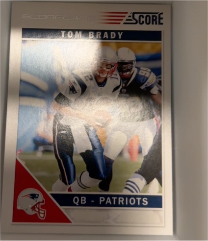 2011 Panini Score #176 Tom Brady — front