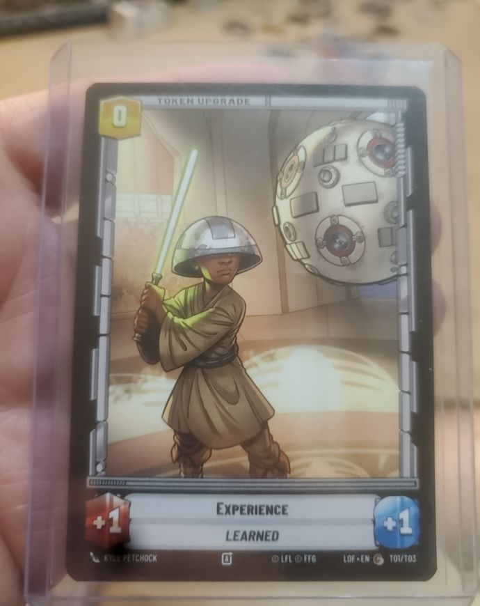 2025 Star Wars Unlimited Legends of the Force #T01/T03 Experience Learned — front