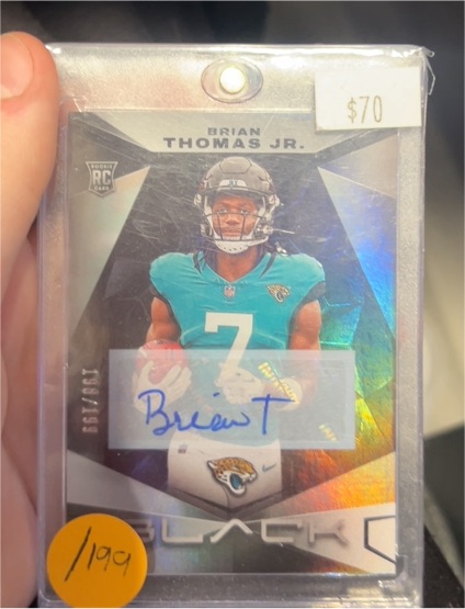 2024 Panini Black #113 Brian Thomas Jr. — front