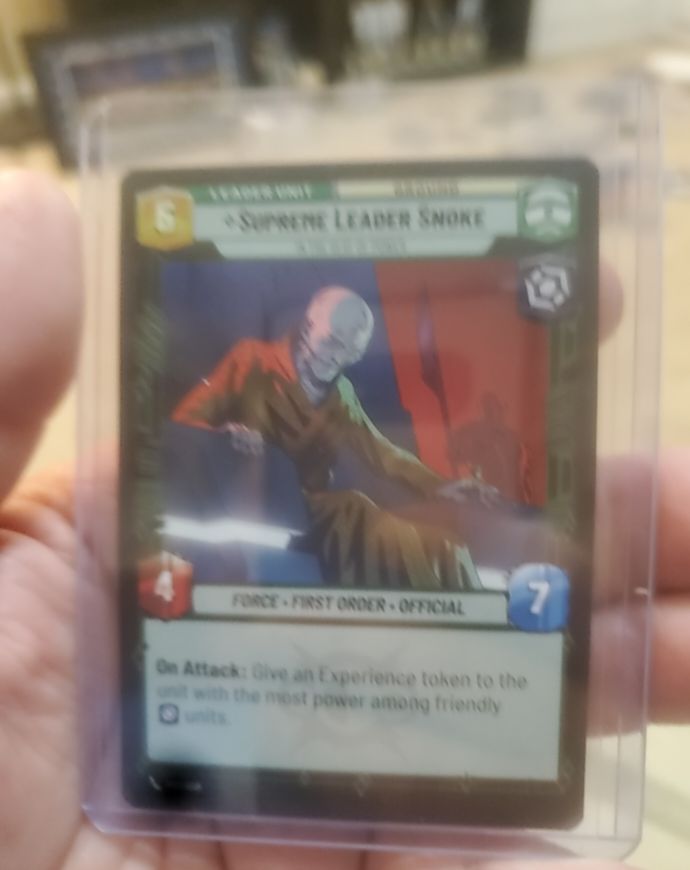 2024 Star Wars Unlimited #037 Supreme Leader Snoke — front