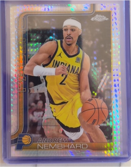 2025-26 Topps Chrome #97 Andrew Nembhard — front