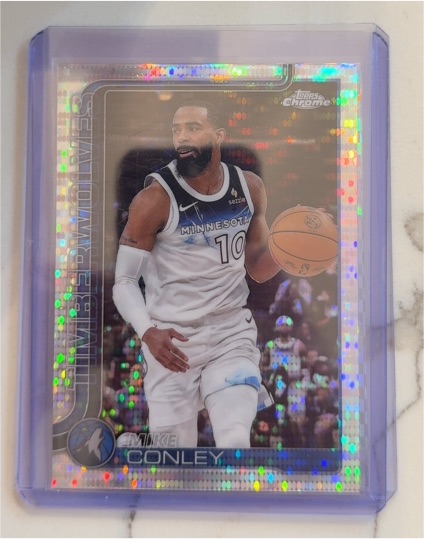 2025-26 Topps Chrome #132 Mike Conley — front