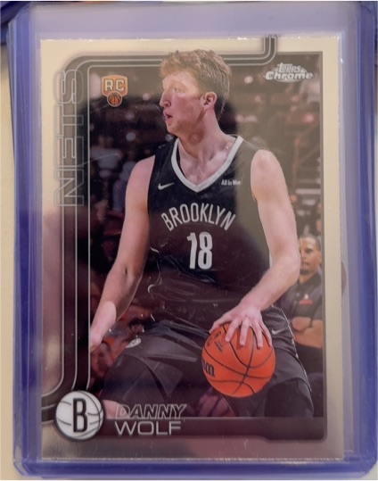 2025-26 Topps Chrome #277 Danny Wolf — front