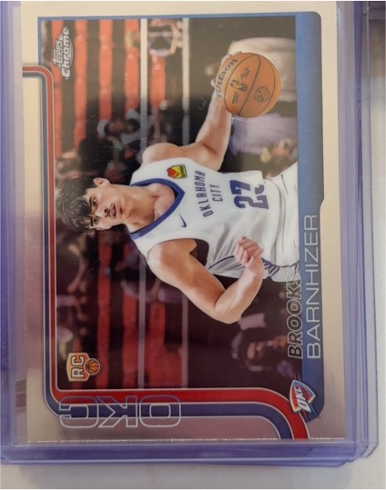 2025-26 Topps Chrome #295 Brooks Barnhizer — front