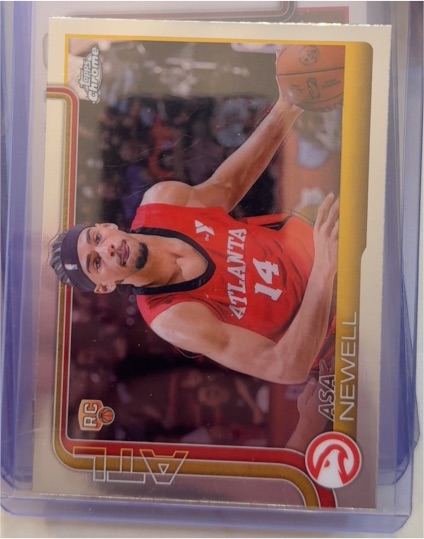 2025-26 Topps Chrome #273 Asa Newell — front