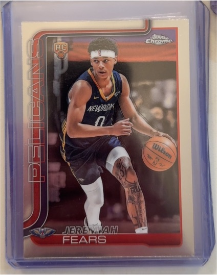 2025-26 Topps Chrome #257 Jeremiah Fears — front