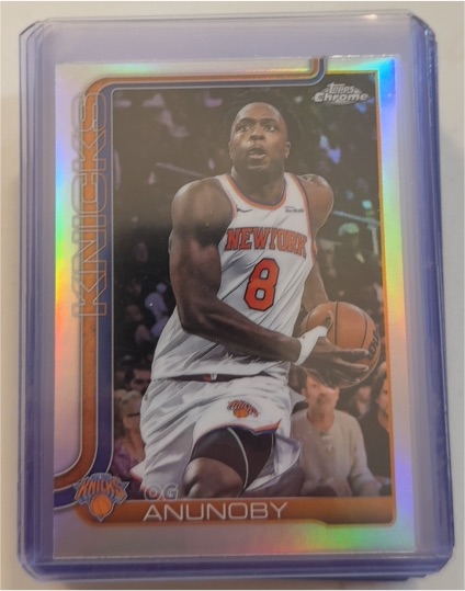 2025-26 Topps Chrome #131 OG Anunoby — front