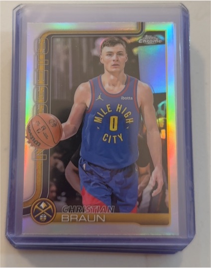 2025-26 Topps Chrome #82 Christian Braun — front