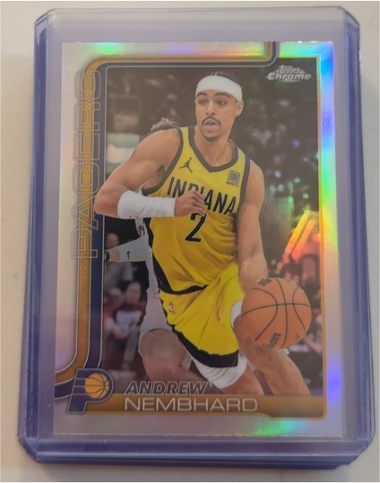 2025-26 Topps Chrome #97 Andrew Nembhard — front