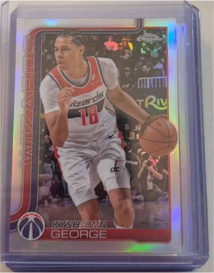 2025-26 Topps Chrome #237 Kyshawn George — front