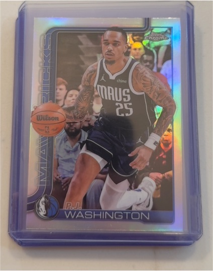 2025-26 Topps Chrome #19 P.J. Washington — front