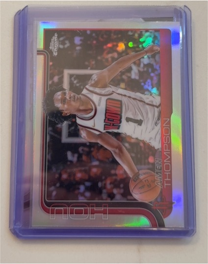 2025-26 Topps Chrome #17 Amen Thompson — front