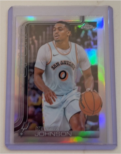 2025-26 Topps Chrome #220 Keldon Johnson — front