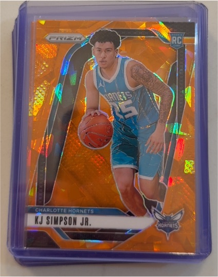 2024-25 Panini Prizm #247 KJ Simpson Jr. — front