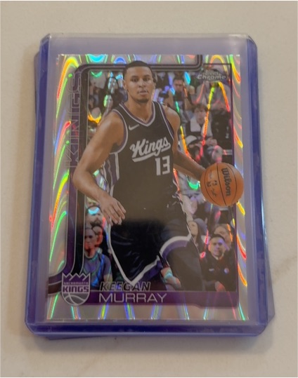 2025-26 Topps Chrome #227 Keegan Murray — front