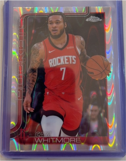2025-26 Topps Chrome #86 Cam Whitmore — front