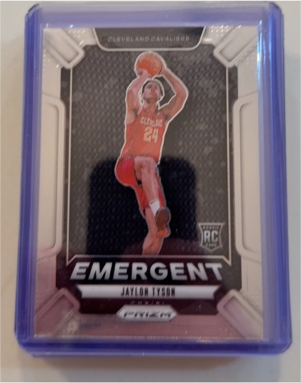 2024-25 Panini Prizm #25 Jaylon Tyson Cleveland Cavaliers Emergent — front