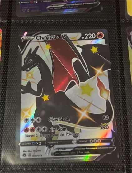 2020 Pokémon Champion's Path #79 Charizard V — front