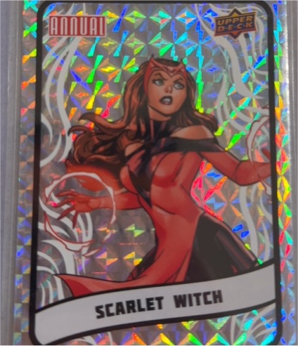 2023-24 Upper Deck Marvel Annual #B22 Scarlet Witch — front