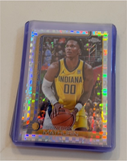 2025-26 Topps Chrome #93 Benedict Mathurin — front