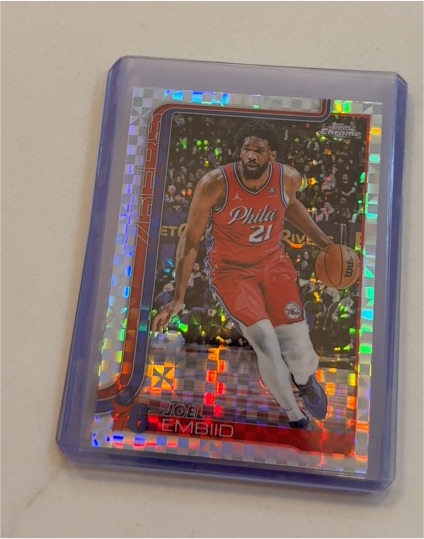 2025-26 Topps Chrome #149 Joel Embiid — front