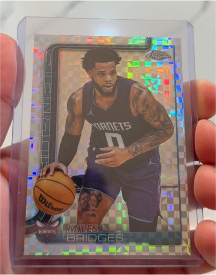 2025-26 Topps Chrome #30 Miles Bridges — front