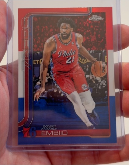 2025-26 Topps Chrome #149 Joel Embiid — front