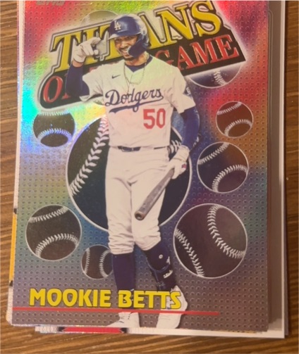 2026 Topps Series 1 Titans of the Game #TOG-8 Mookie Betts — front