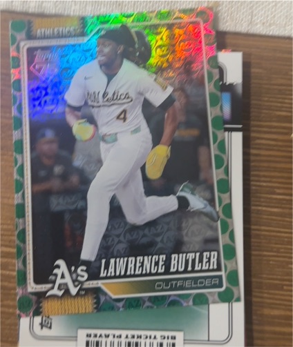 2026 Topps Series 1 #324 Lawrence Butler — front