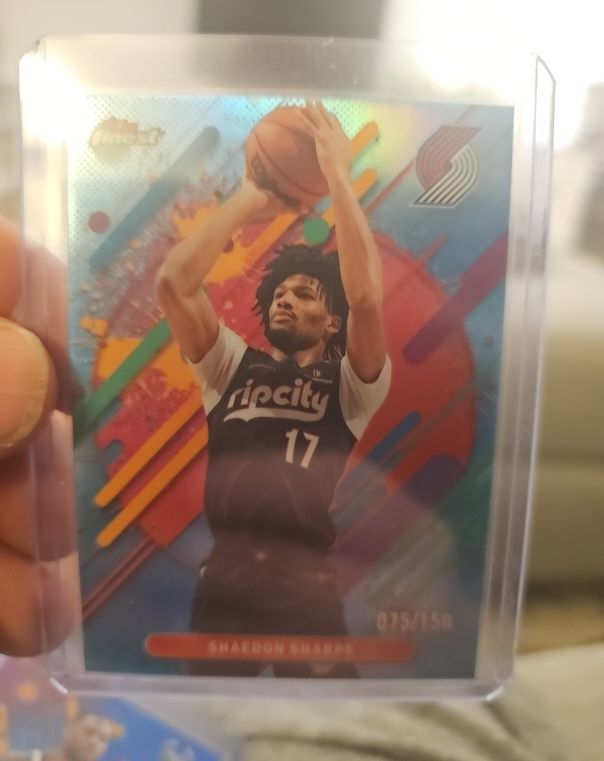 2026 Topps Finest #70 Shaedon Sharpe — front