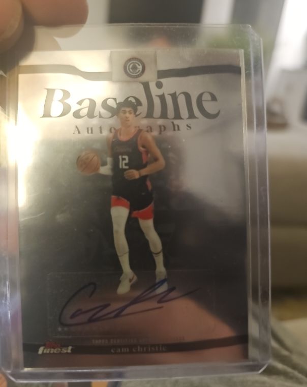 2025 Topps Finest Baseline Autographs #BA-CC Cam Christie — front