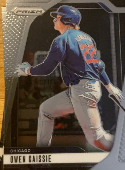 2025 Panini Prizm #89 Owen Caissie — front