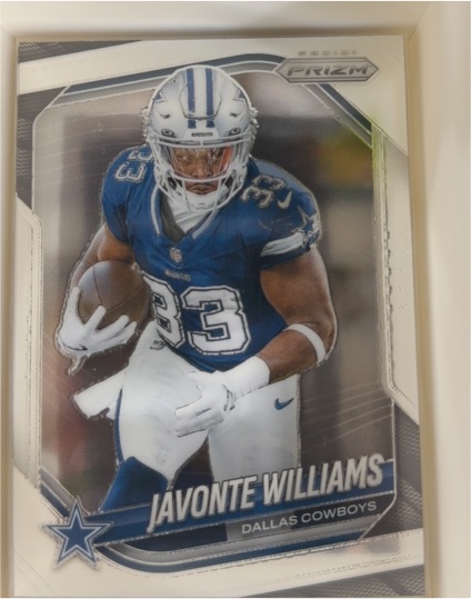 2025 Panini Prizm #1 Javonte Williams — front