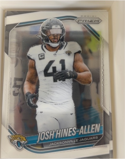 2025 Panini Prizm #43 Josh Hines-Allen — front