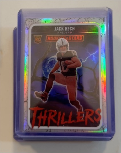 2025 Panini Rookies & Stars #27 Jack Bech Thrillers Silver Prizm Rookie Card — front
