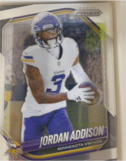2025 Panini Prizm #19 Jordan Addison — front
