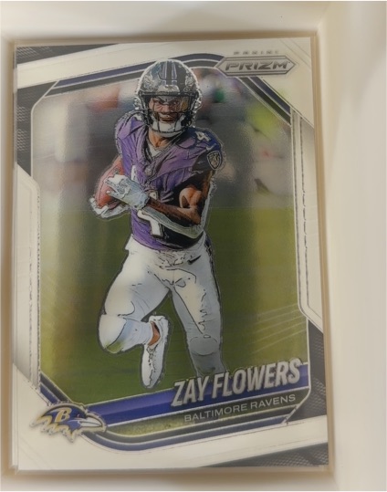 2024 Panini Prizm #21 Zay Flowers — front