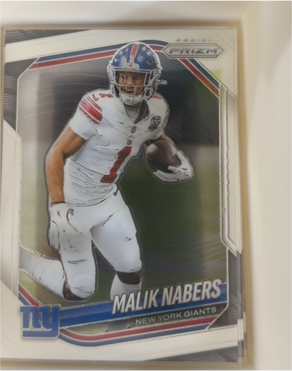 2025 Panini Prizm #206 Malik Nabers — front