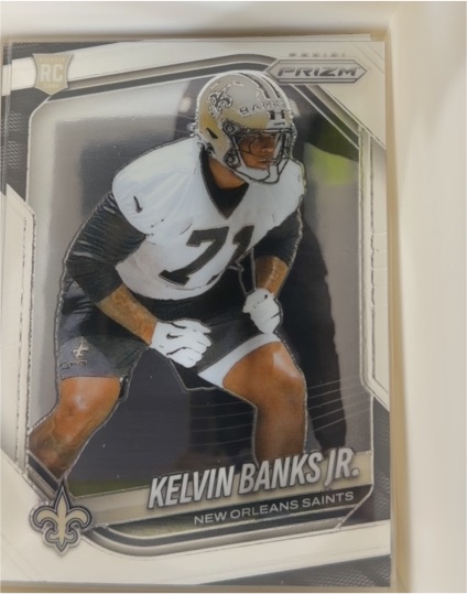 2025 Panini Prizm #347 Kelvin Banks Jr. — front